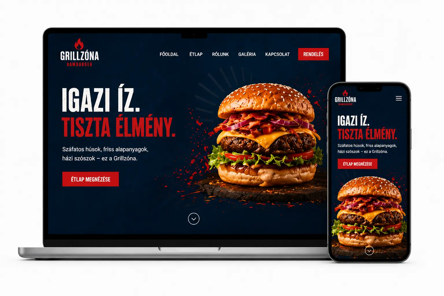 Weboldal koncepció – szolgáltatói oldal