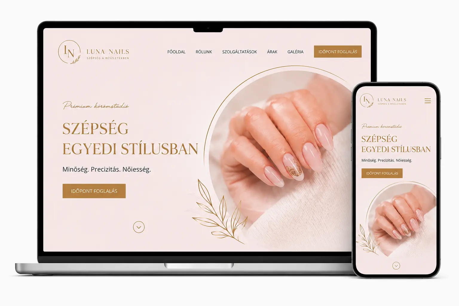 Weboldal koncepció – ingatlan weboldal